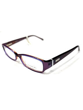 Coach 2019 Nuala 103 Purple Rectangle Eyeglasses 50-16 135 New